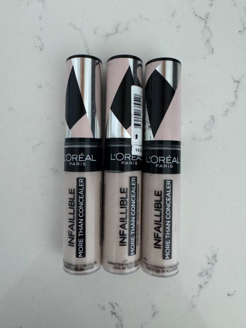 L'Oréal Infallible Full Wear Concealer 320 Porcelain Bundle x3 NWT